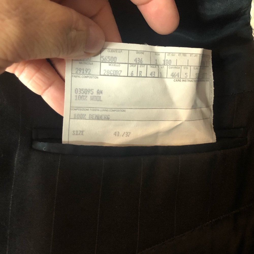 Jos A Bank Mens Black Blazer size 43 - Picture 10 of 14
